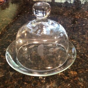 Princess house cheese ball dish